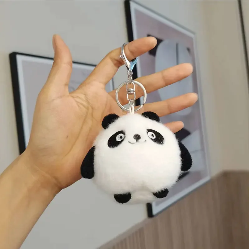 Giant Panda Plush Toy Doll Small Mini Doll Cute Book Bag Pendant Keychain Wedding Throwing Gift