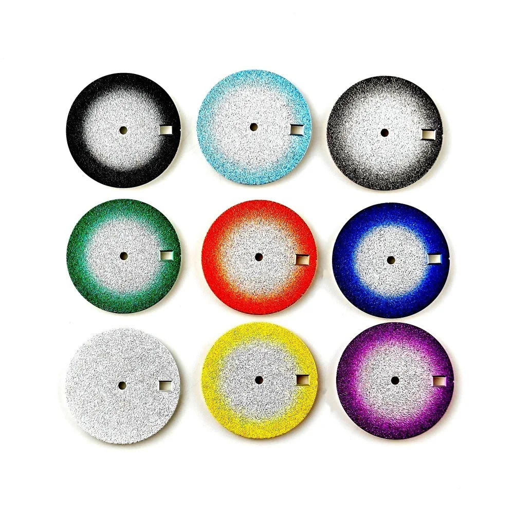 NH35 dial DIY sand gold pattern mechanical surface modification nh34/2815/2824 watch accessories size 28.5