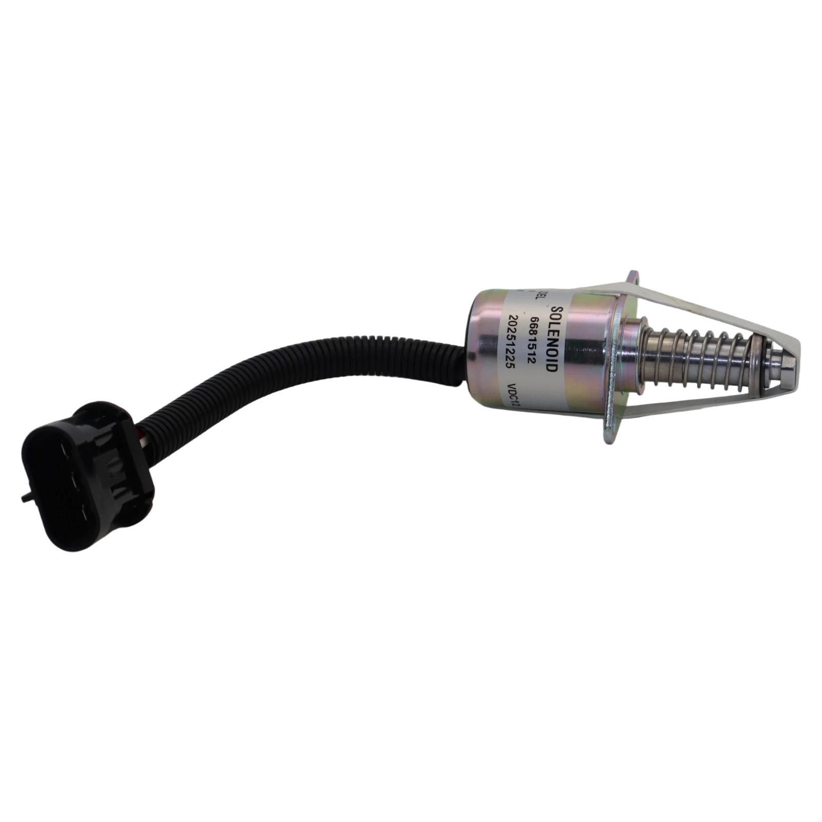 12V Lock Parking Brake Solenoid 6681512 7136559 For Bobcat Skid Traction S100 S130 S150 S160 S175 S185 S220 S205 S250 S300 450