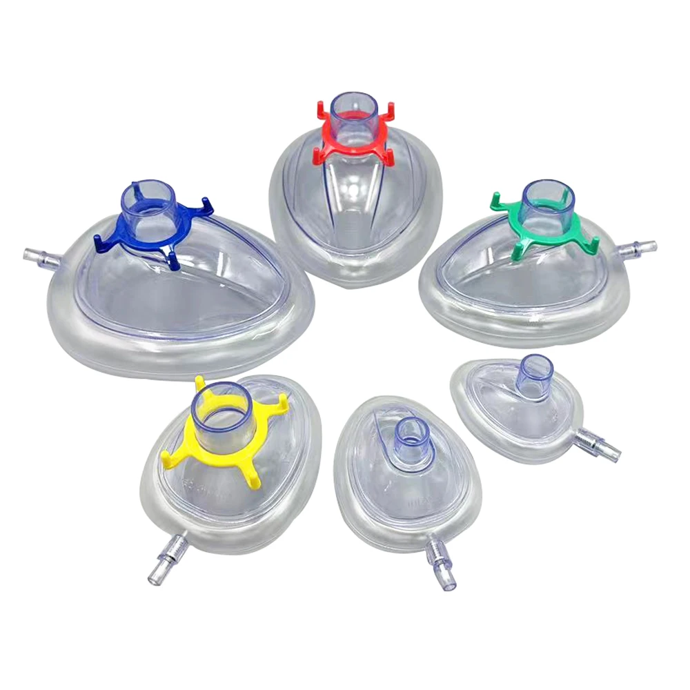 Disposable Anesthesia Mask Inflatable Simple Respirator Breathing Balloon Mask