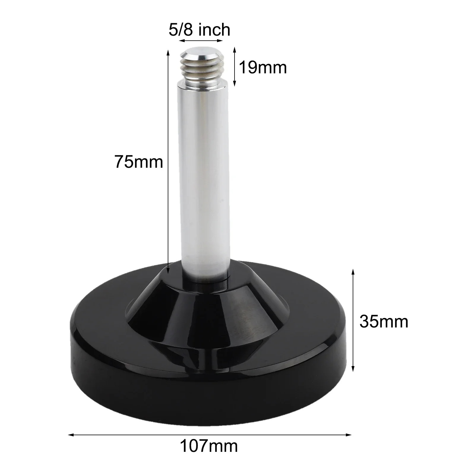 

GNSS Antenna Base 5/8-11 Thread Mount M12X1 Thread Metal Materials Outdoor Environment Securely Mounting Antenna Mounting