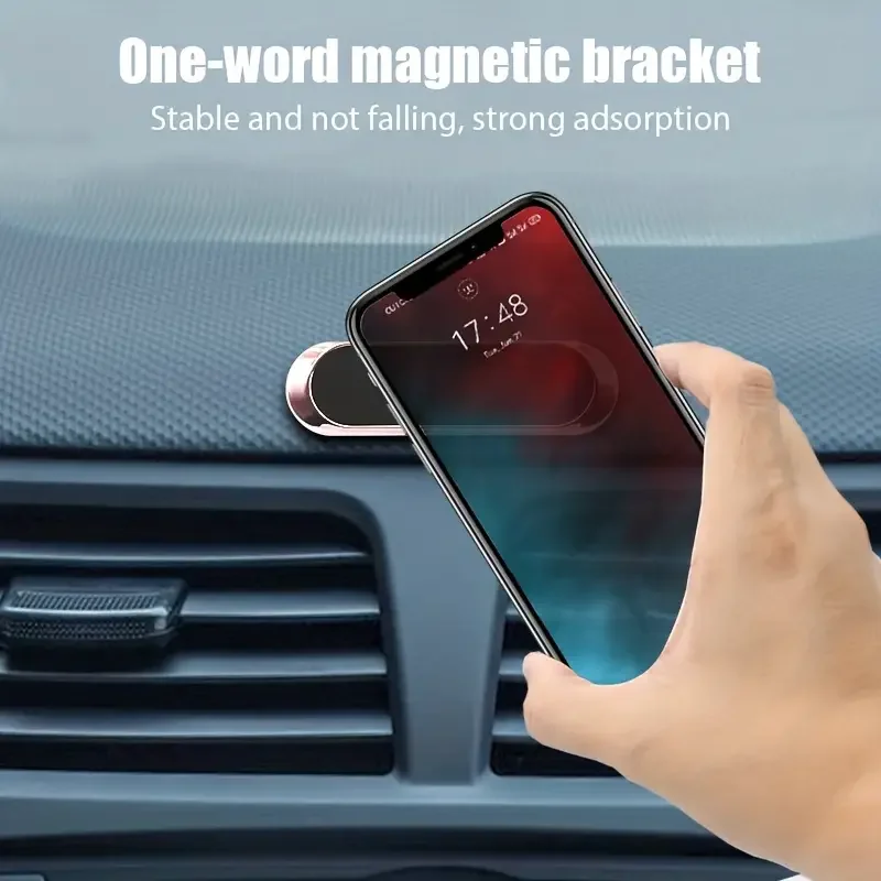 Magnetic Car Phone Holder Universal Paste Holder Stand For all smart  Phone Holder Stand Car Mount Dashboad