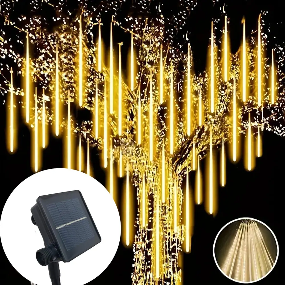 

30cm 50cm Solar Light Outdoor Led Meteor Shower Rain String Lights for Garden Wedding Decoration Tree Decor Fairy Light