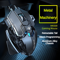 New Mechanical Wired Gaming Mouse 9 Key Macro Definition 12800 DPI Color Backlit Game Player Computer Peripheral for Windows PC