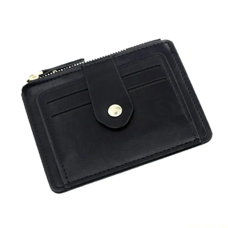 

X90D Элегантный мужской деловой кошелек с карманом для монет на молнии и несколькими отделениями для карт