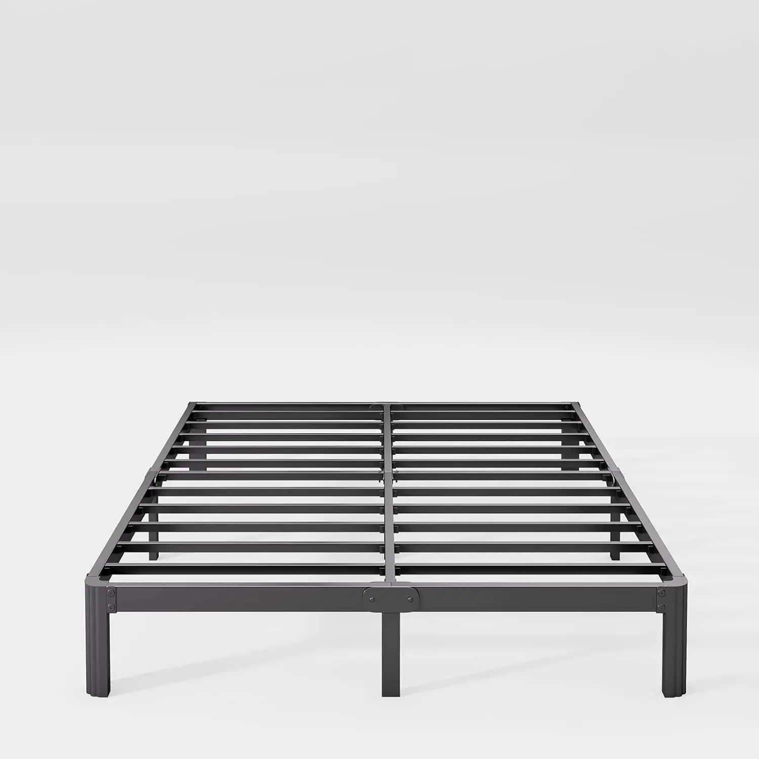 10in High Queen Bed Frame No Box Spring Needed, Heavy Duty Metal Platform Bed Frame Queen Size with Round Corners