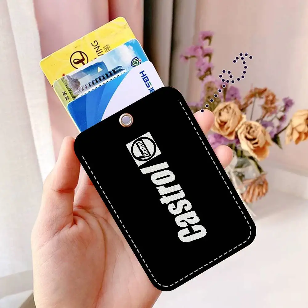 C-Castrol-S-S Personalised Holder Suitable For Bank Card,Subway, Bus Card Wallet Card Case Badge Holder Keychain