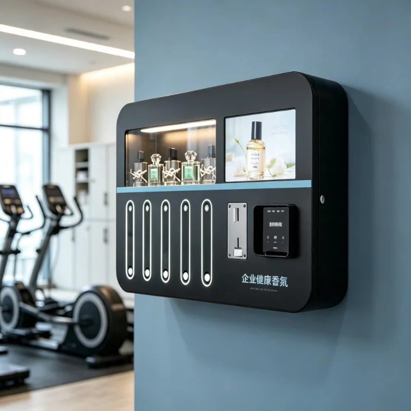 Wall Mount Fragrance Vending Machine, wholesale custom desktop & wall-mounted self-service perfume spray equipment