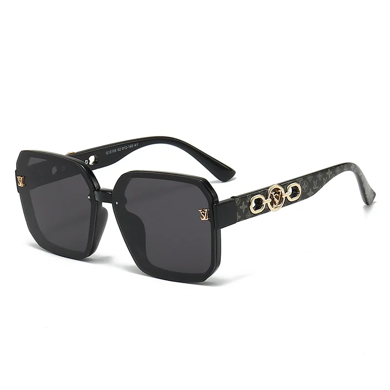 

2025 Luxury Fashion Oversize Brand Sunglasses For Men And Women Glamour Square Designer Unisex Sun Glasses UV400