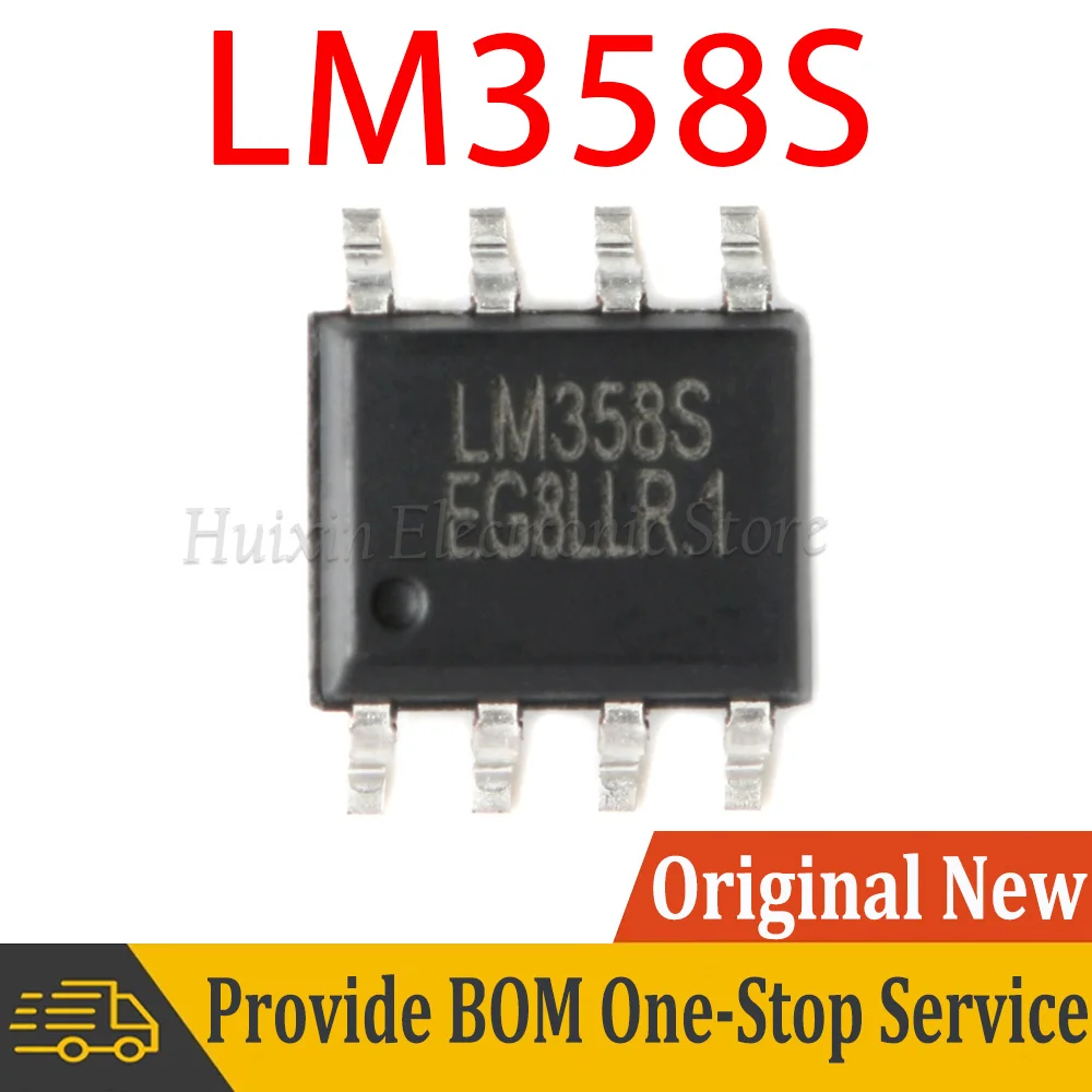 10pcs LM358S LM358 SOP-8 Dual Operational Amplifier SOP SMD New and Original IC Chipset