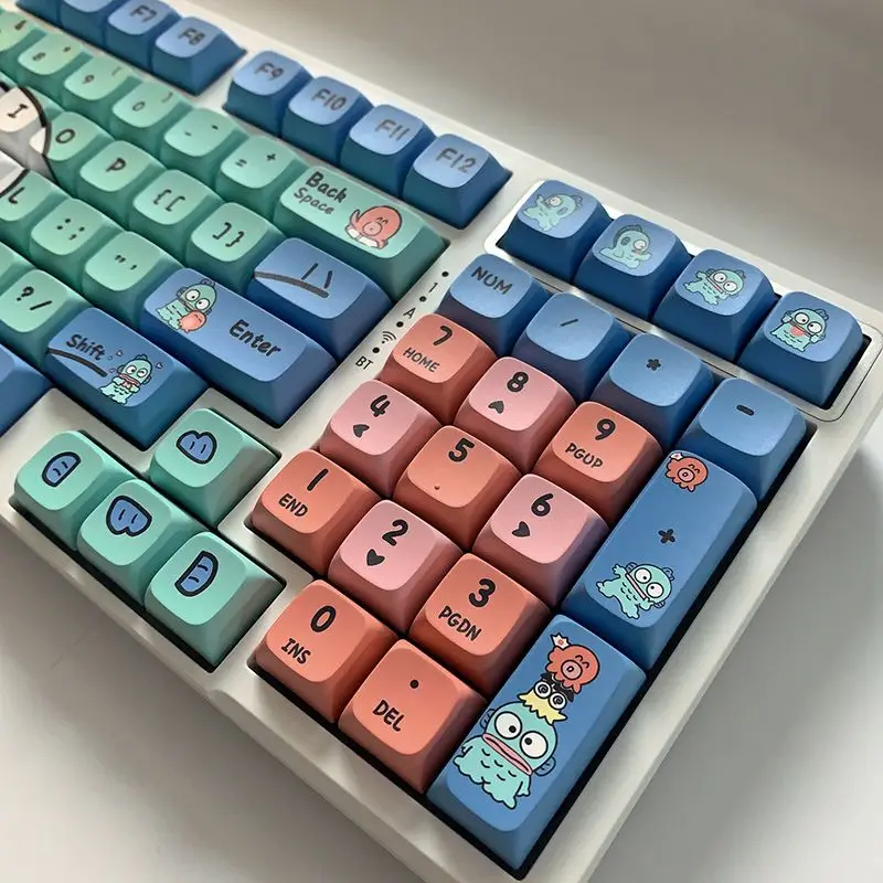 Sanrio Ugly Fish Keycap Hendon Five Sided Heat Sublimation PBT Keycap Xda Height 140 Keys