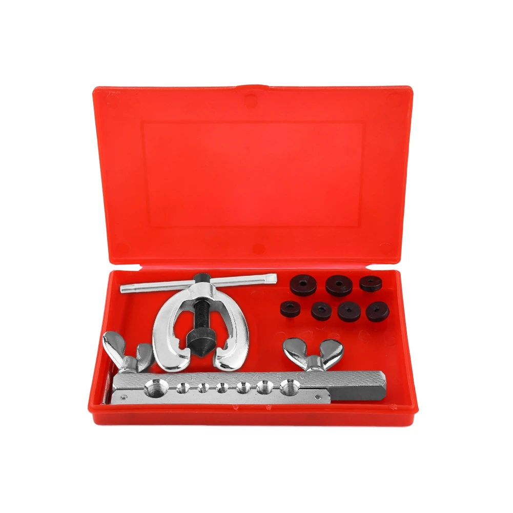 Pipe  Tool Pipe Flaring Kit Tube Flaring Kit Pipe Flaring Tool Kit Tube Repair  Includes Clamp Spreader Dies