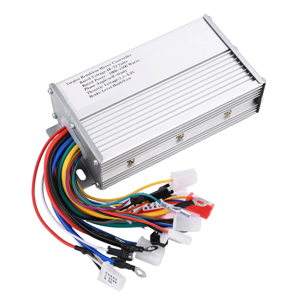 48V 60V 64V 72V 1000W 1500W Electric Controller Dual Mode Drive E-Bike Brushless Motor Controller