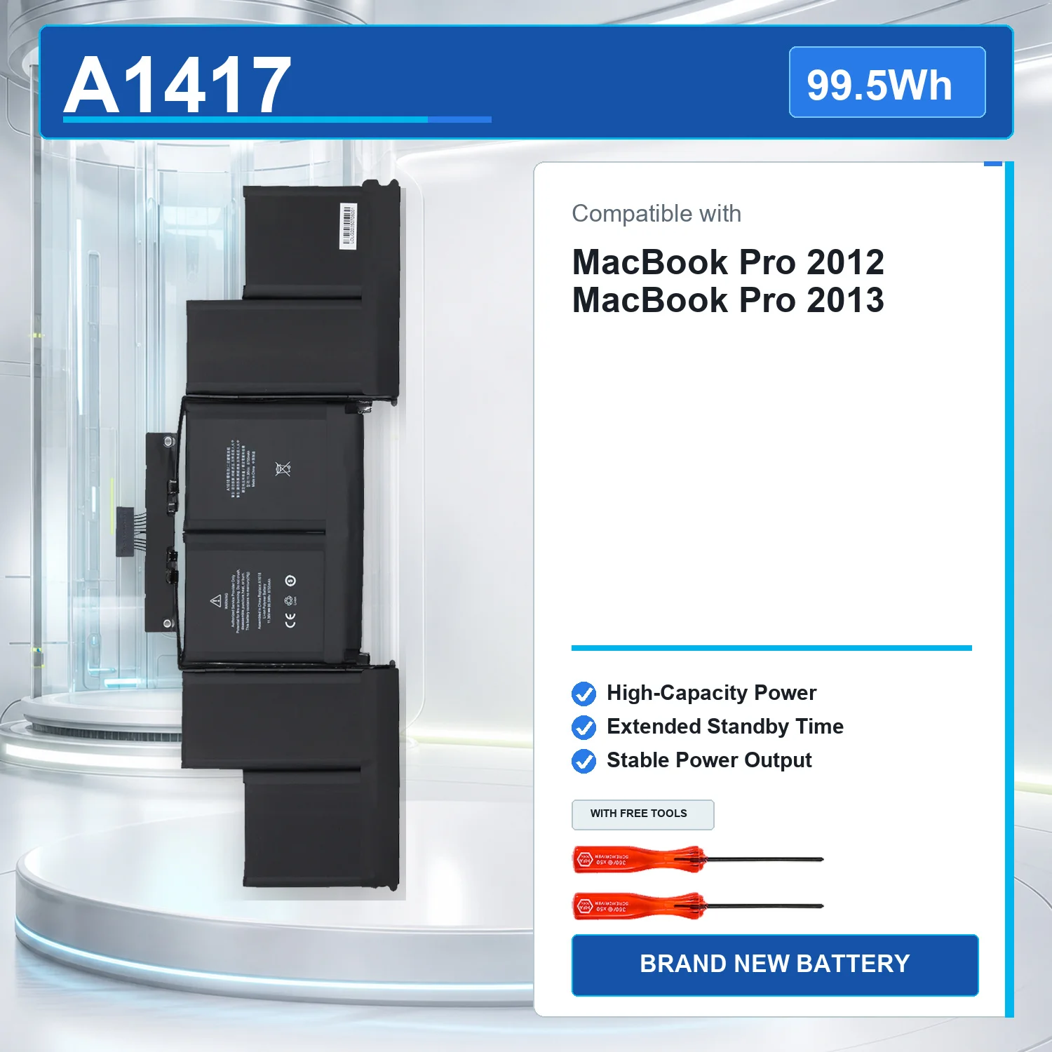 A1494 A1618 A1417 Laptop Battery Compatible with Apple MacBook Pro 15