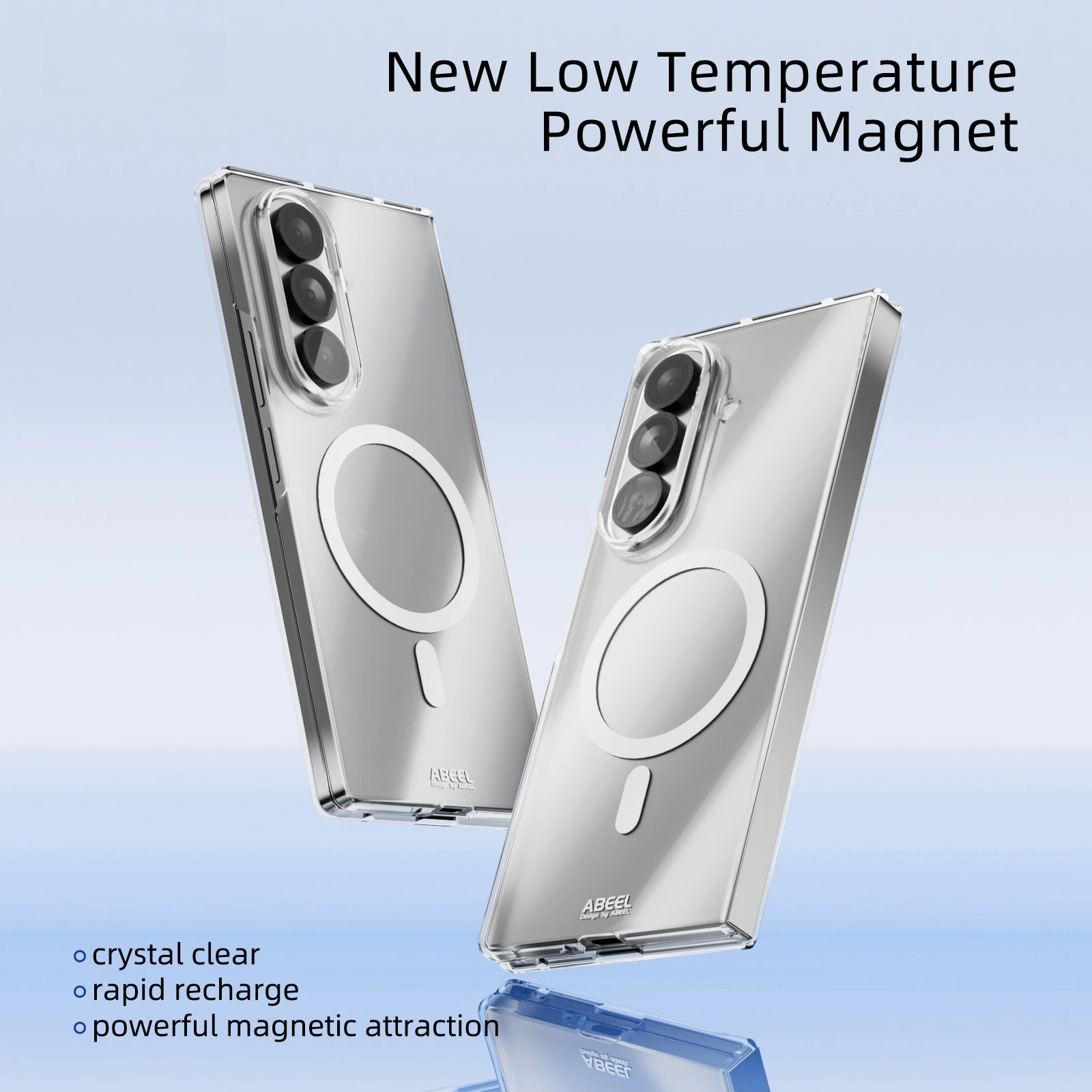 Hardened PC Material HD Clear Cover for Samsung Galaxy Z Fold8 Ultra Z Fold8 Z Fold7/6/5/4/W26 for Magsafe Charge Magnetic Case