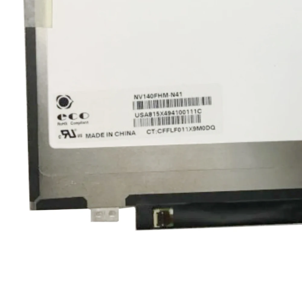 

NV140FHM-N41 fit HB140FH1-301 401 NV140FHM-N31 LP140WF3/WF1/WF6 SPD1 SPB1 SPL1 NV140FHM-N43