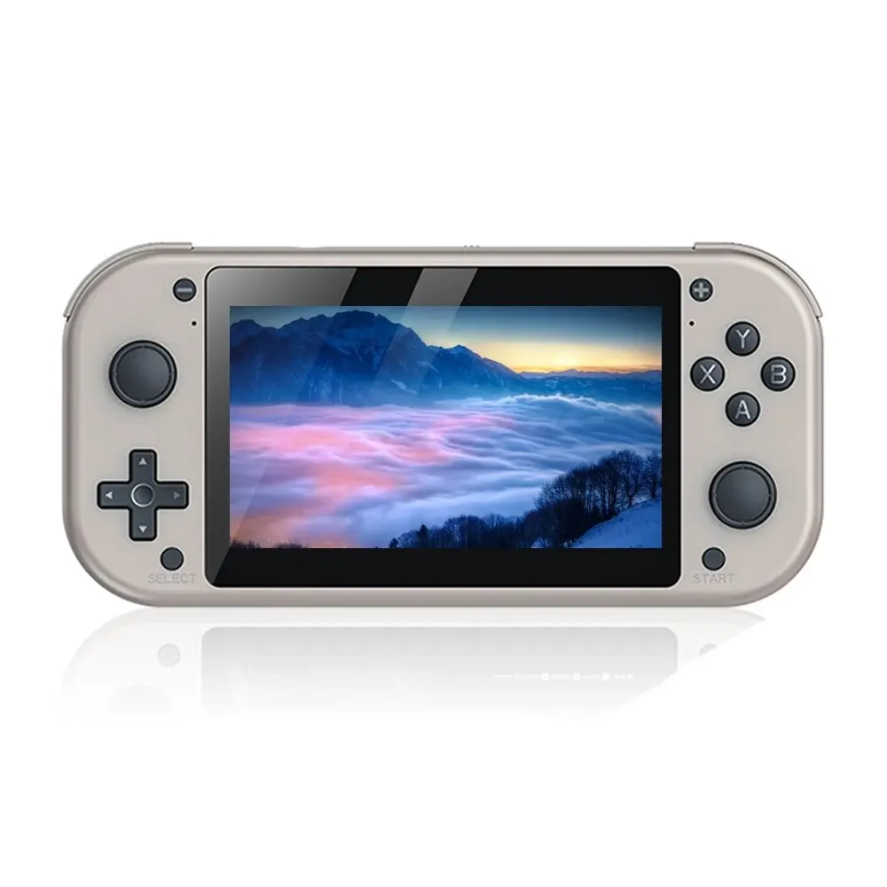 Ampown m17 retro handheld videospiel konsole open source linux system 4,3 zoll ips bildschirm tragbarer taschen video player für psp