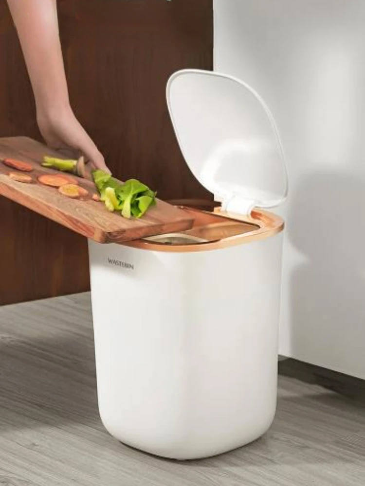 Smart Sensor Garbage Bin Kitchen Bathroom Toilet Trash Can Automatic Induction Waterproof Bin with Lid Dustbin Sensor Waste Box