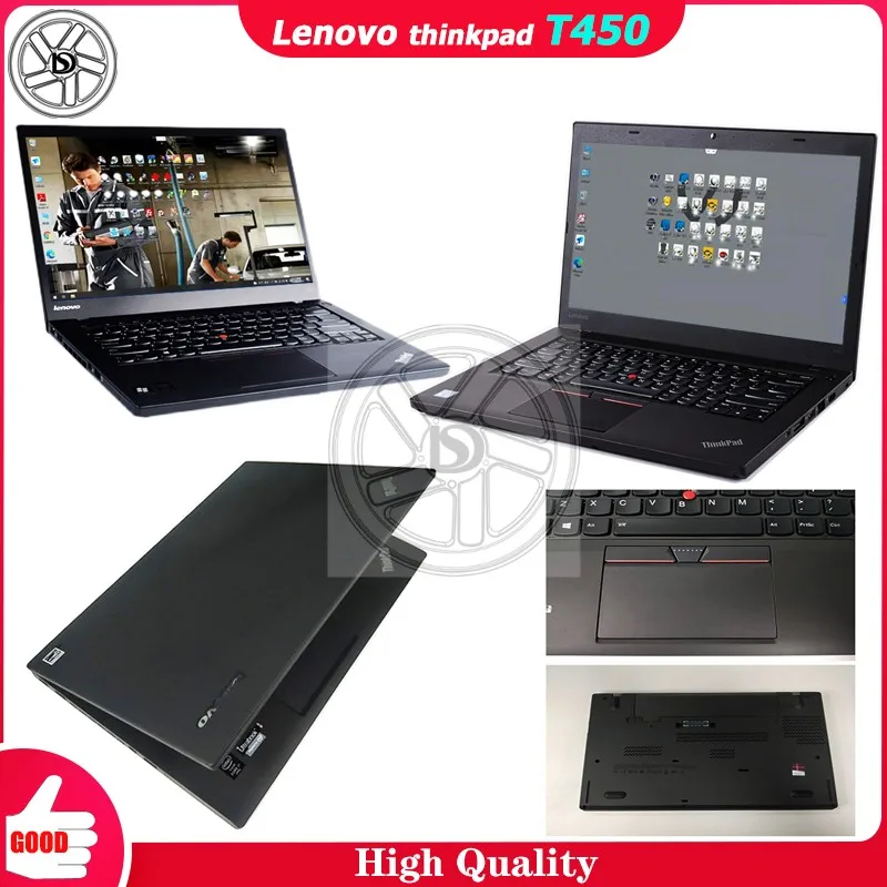 

Lenovo T450 Core i5 4G/8G RAM HDD/SSD Diagnostic Rugged Laptop for Mb Star C4/C5/C6 or ICOM NEXT/A2/A3 and 5054A Diagnostic Tool