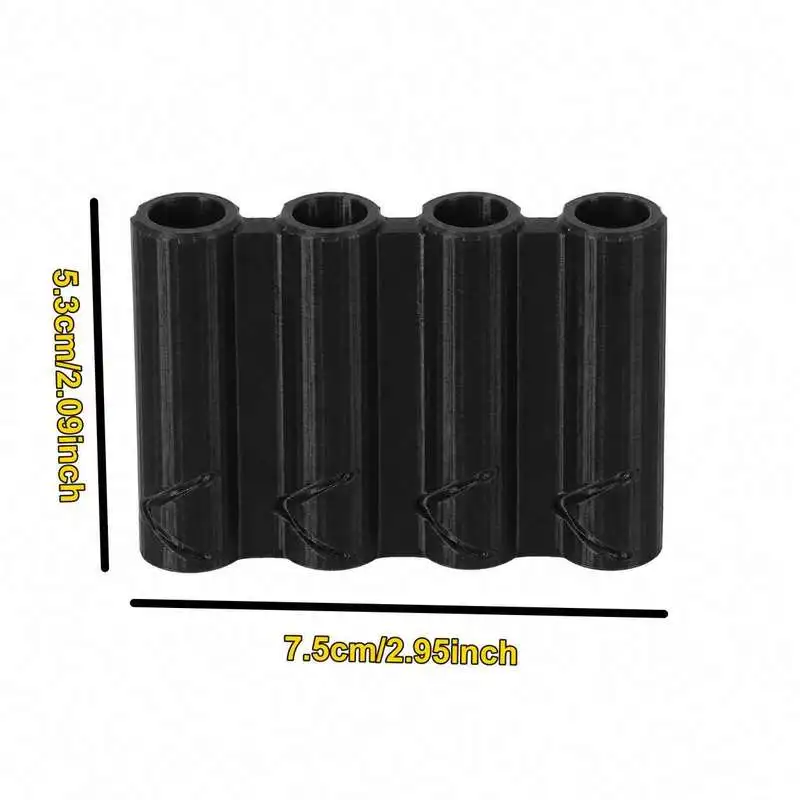 Drill Bit Storage Organizer Compact Bit Holder Case for Multiple Drill Bits Garage Workshop Use