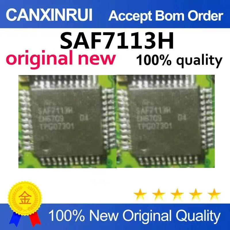 (5-100piezas)SAF7113H SAF7113 QFP44 Linear-Video Processing Genu Original