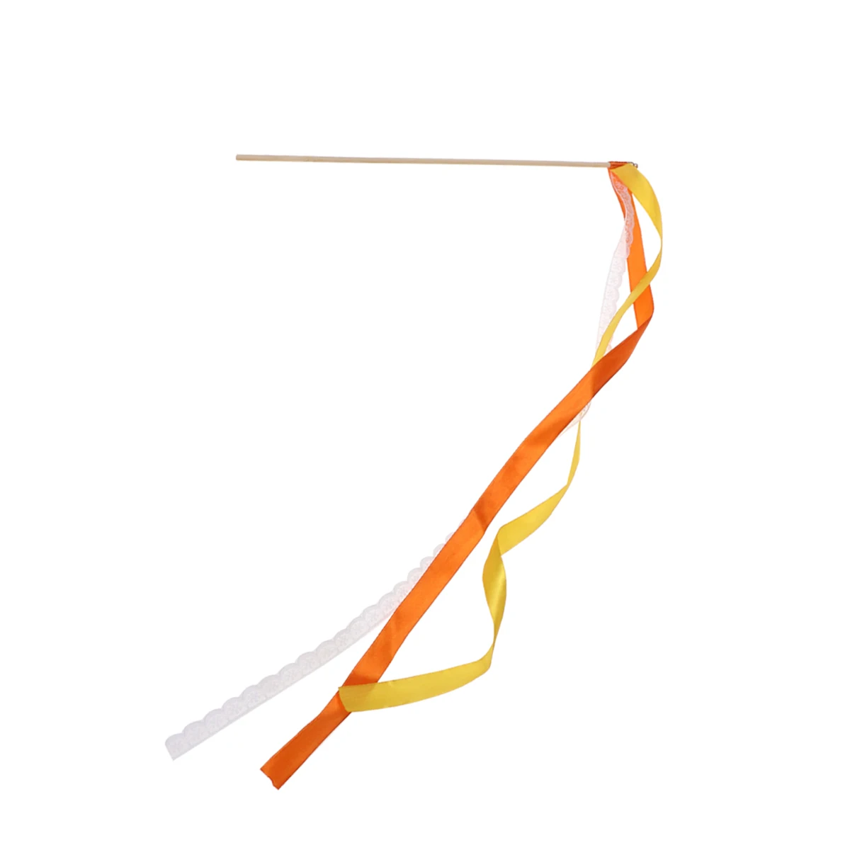 

10pcs Ribbon Rods Bright Colors Wedding Send off Streamers Stick Bell Sound Fairy Wands Ideal Party Sports Meetings