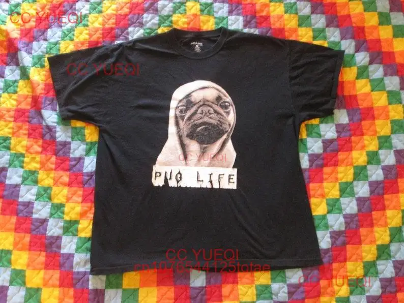 Футболка в стиле мопса, серфинг, Худ, пародия, очаровательный щенок, ношение собаки, с капюшоном, Multum In Parvo Love 2XL