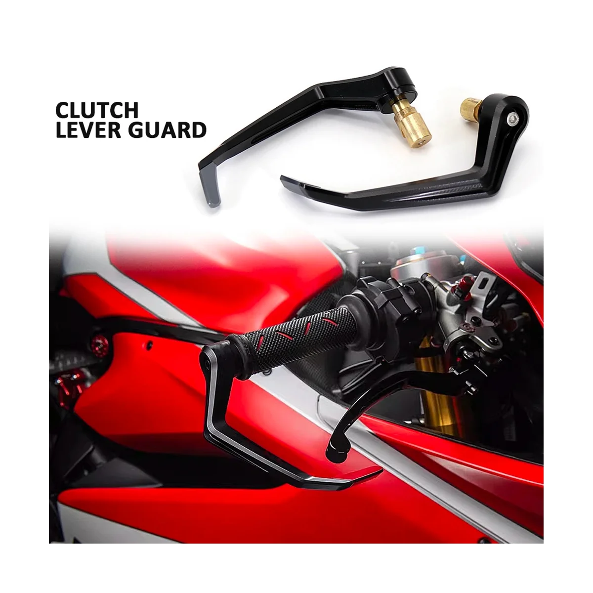 Brake Clutch Levers Guard Protector for DUCATI PANIGALE V4 (Titanium)