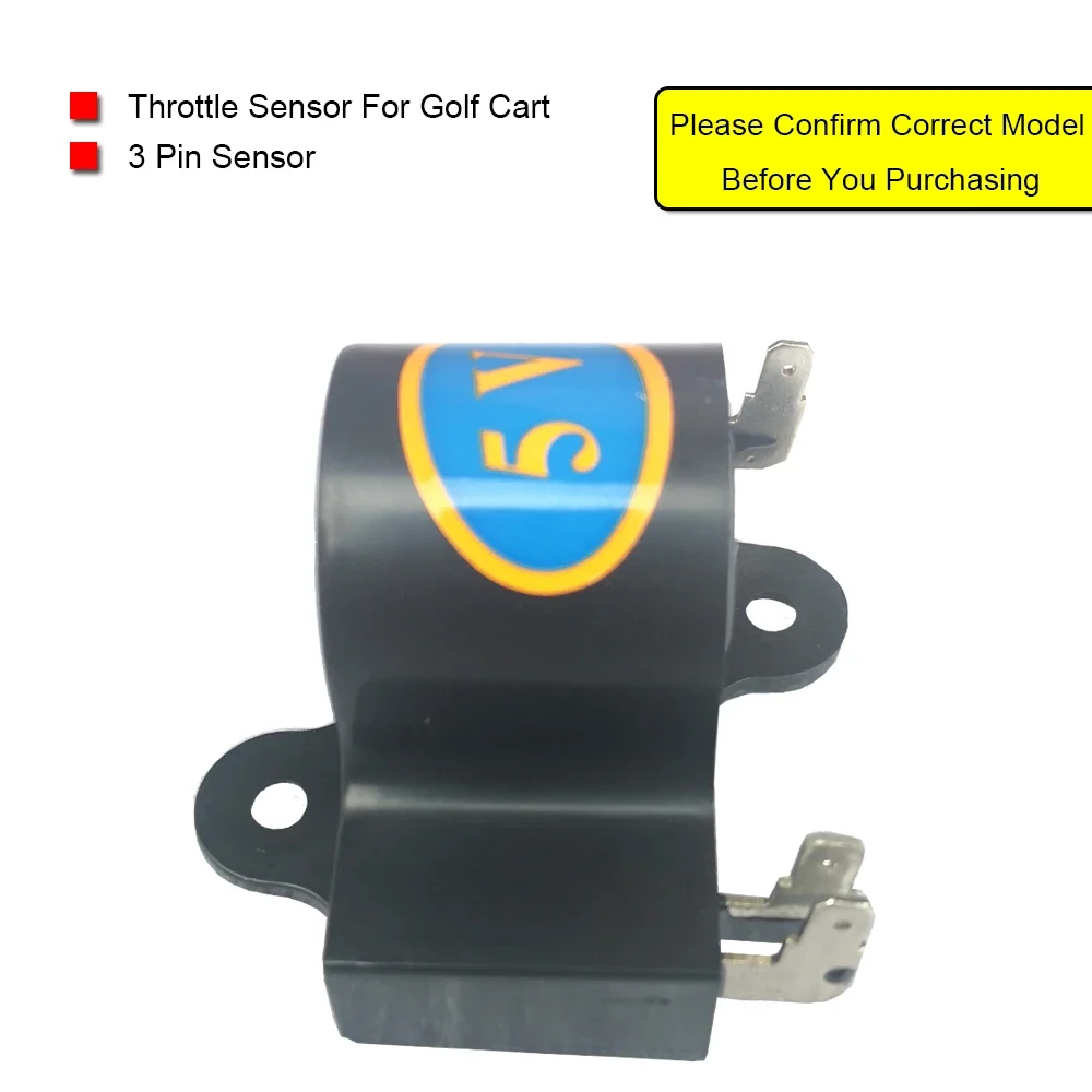 3-Pin 0-5V Golf Cart Inductive Throttle Sensor For EZGO,Ruff Tuff, Club car, Yamaha And Star Car.