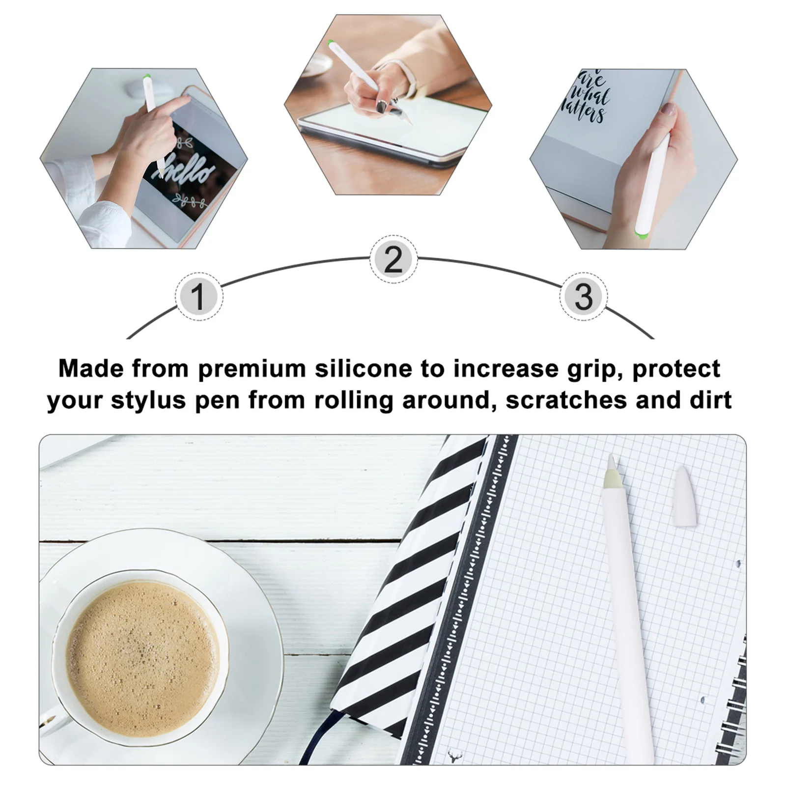 

1Pcs Premium Silicone Pencil 2 Cover Carrot Style Stylus Protective Case Shockproof Dustproof for Stylish Cap