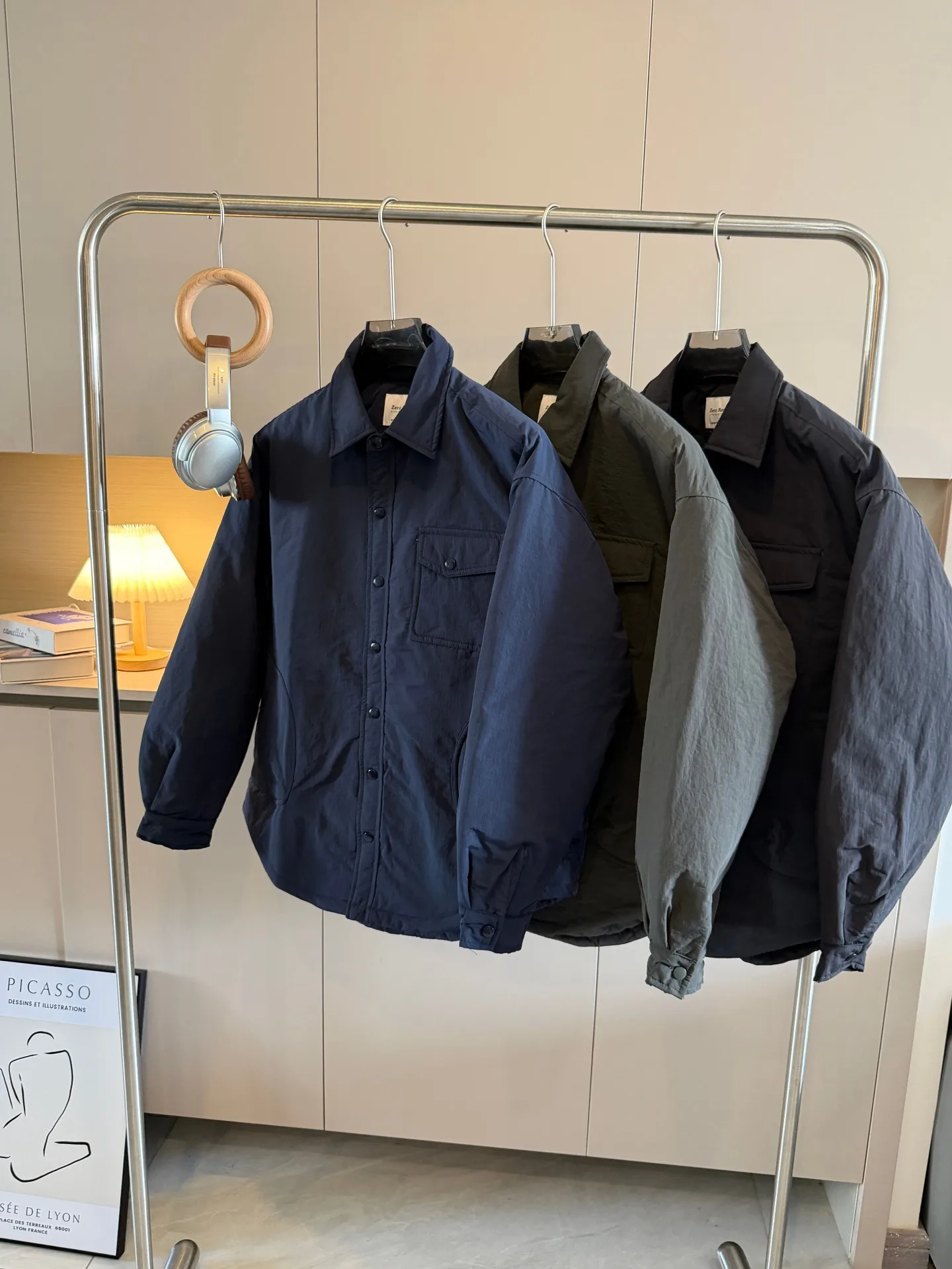 

Мужская легкая теплая стеганая куртка из хлопка с отложным воротником, ветрозащитная, водоотталкивающая, для осени и зимы