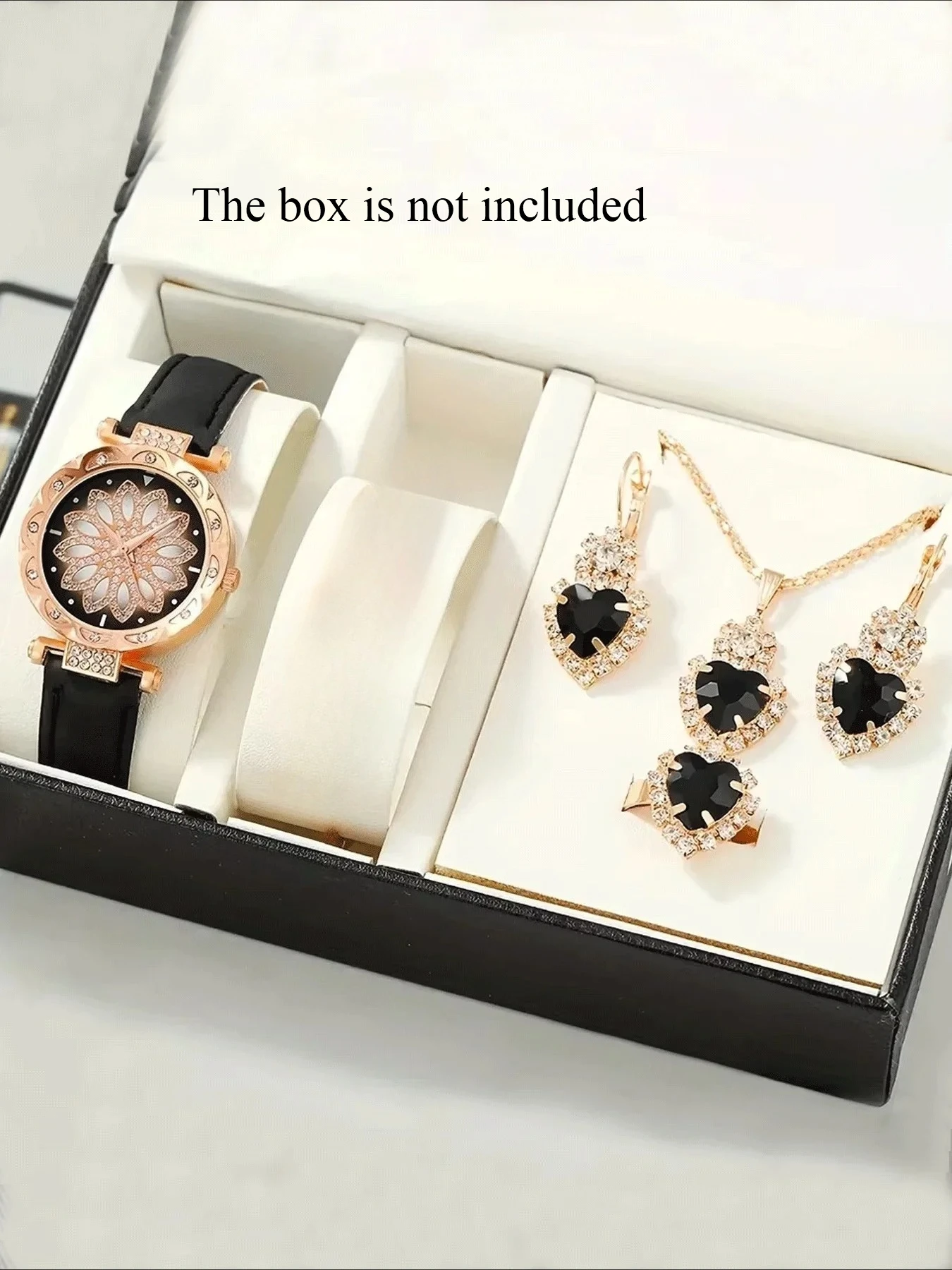 5PCS Women's Fashion Watch Women's Watch Multi functional, Compact, High end Quartz Watch Set