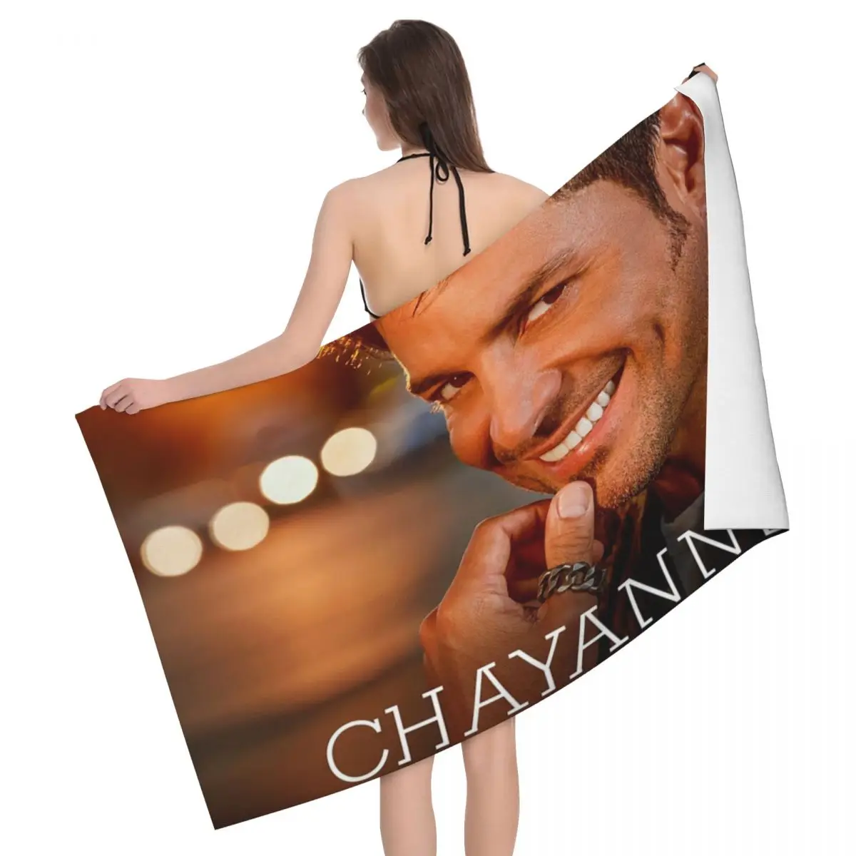 Chayanne Dance With Me Beach Towel Customized Latin Actor Super Soft Microfiber Pool Towels