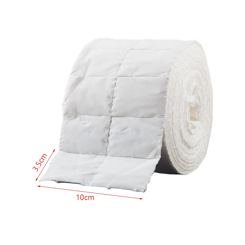 500 قطعة/لفة خالية من الوبر مسمار القطن منصات ل هلام مزيل طلاء الأظافر نقع مسح المتاح مانيكير أدوات التجميل الأنظف اكسسوارات