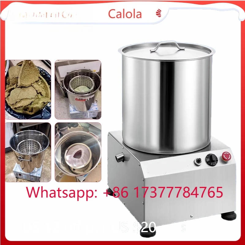 180W Commercial Vegetable Dehydrator, High Speed Spin Dryer for Catering and Food Processing