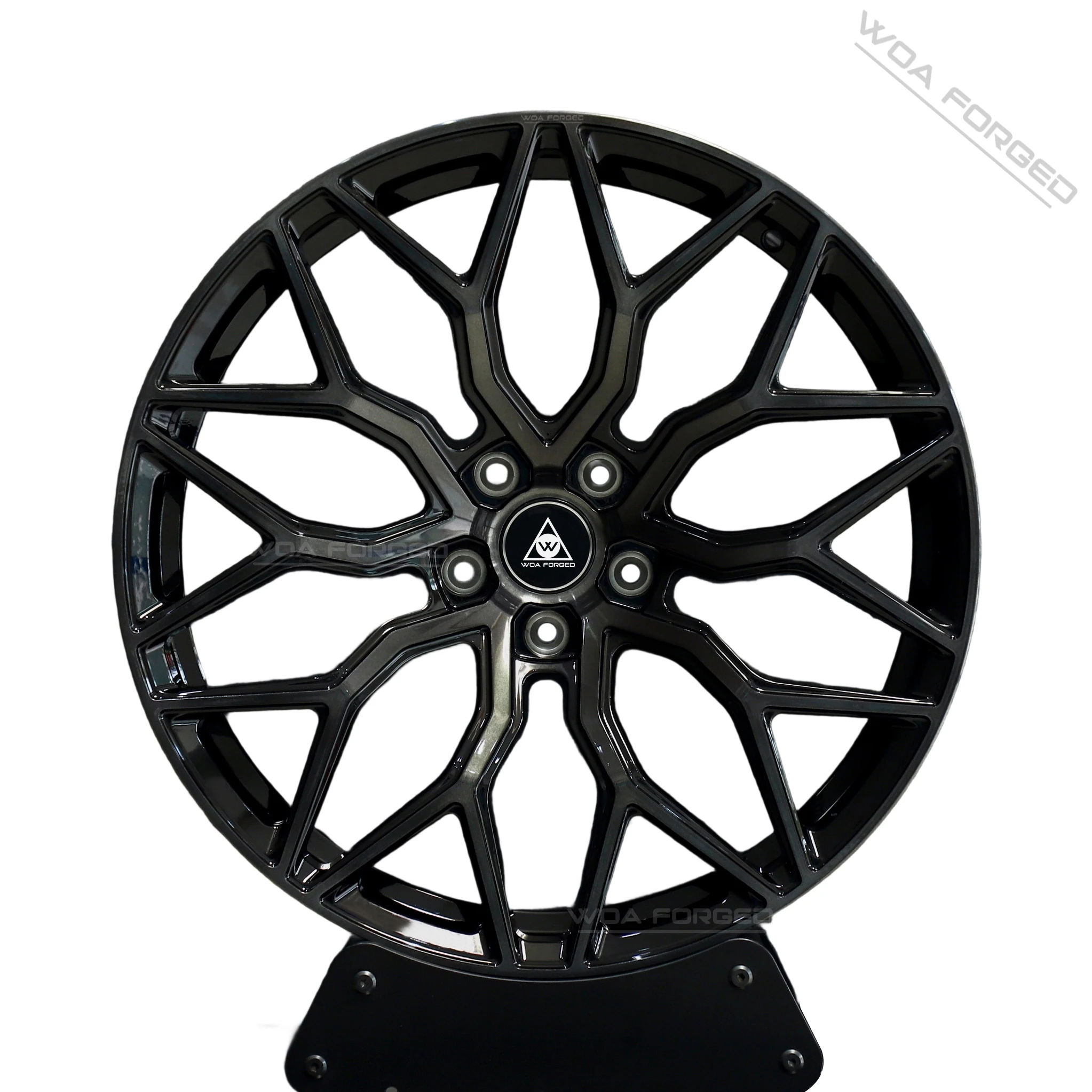 

WOA Forged Black Machine Silver Surface 19 20 21 Inch Wheels 5X114.3 5X120 Classic Mesh Design Custom Alloy Concave for FT124