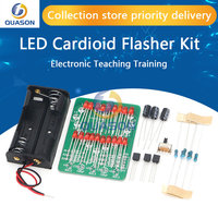 LED heart-shaped water flashing lamp kit DIY bulk electronic teaching training welding maker production and assembly