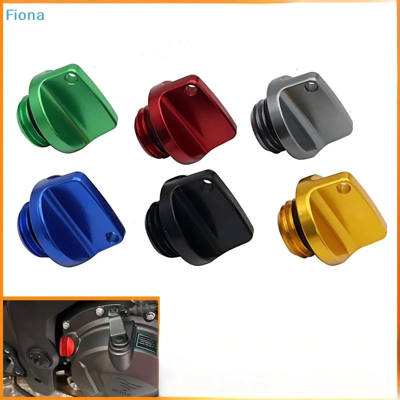 ✔M20x2.5 Universal Motorcycle Engine Oil Filler Cap Screw Cover Plug Gray With O-ring Valve Oil Cap Transmission Tank Cover