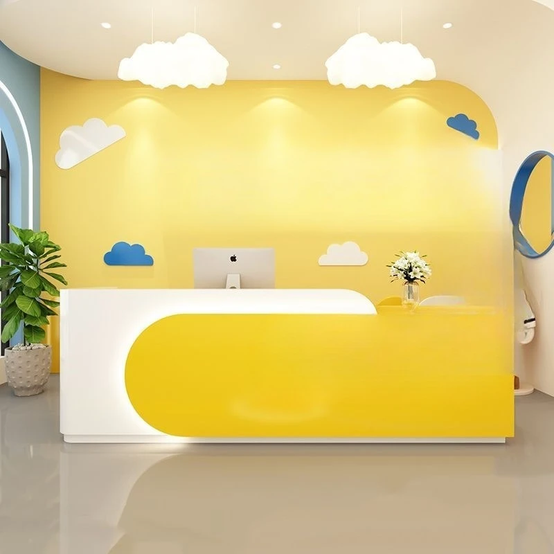 

Training institution Reception desk Kindergarten bar Children's clothing store