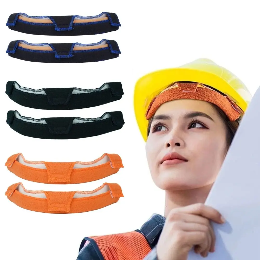 2pcs Washable Hard Hat Sweatband Absorbent Protective Gear Sweatband Helmet Summer Headband Helmet Cushion Welding Sweatband