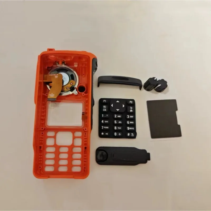 Walkie Talkie Replacement Repair Case, Housing Cover Kit with Speaker and Mic for Motorola XPR7550E DP4801e DGP8550e Radio