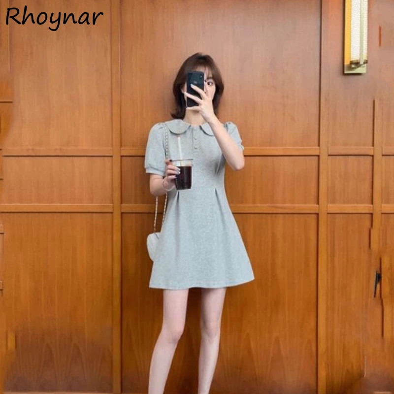 Puff Sleeve Dress W…