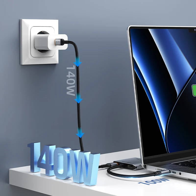 Imagem -05 - Cabletime-hub Usb c 4k 60hz em Hub tipo c Adaptador Hdmi Duplo Usb c 3.2 Docking Station Pd140w para Laptop Macbook Pro Air