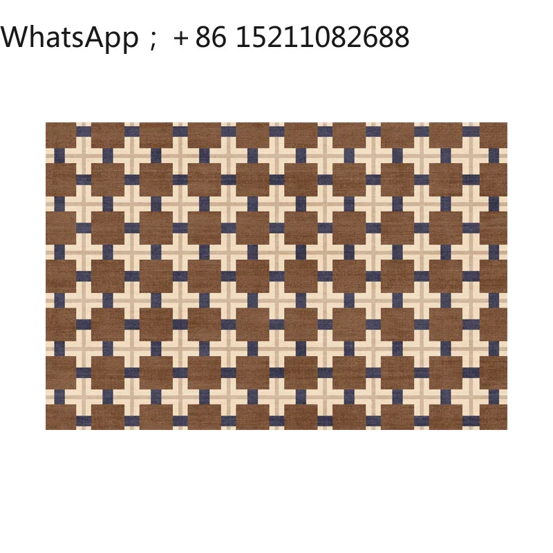 LLY coffee table floor mat sofa cushion advanced waterproof and dirt-resistant leave-in washable living room carpet