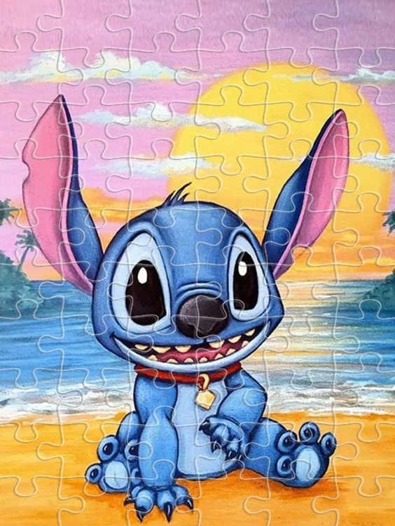 1000 Piece Puzzle Disney Movie Lilo & Stitch Diy Cartoon Creative Jigsaw Puzzles Creativity Imagine Toys Birthday Gifts for Kids