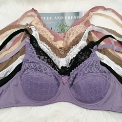 Underwear Bra For 34/75 36/80 38/85 40/90 42/95 44/100 46/105 BCDE Bras Women Black Beige White Lavender Pink Brown Lingerie C18
