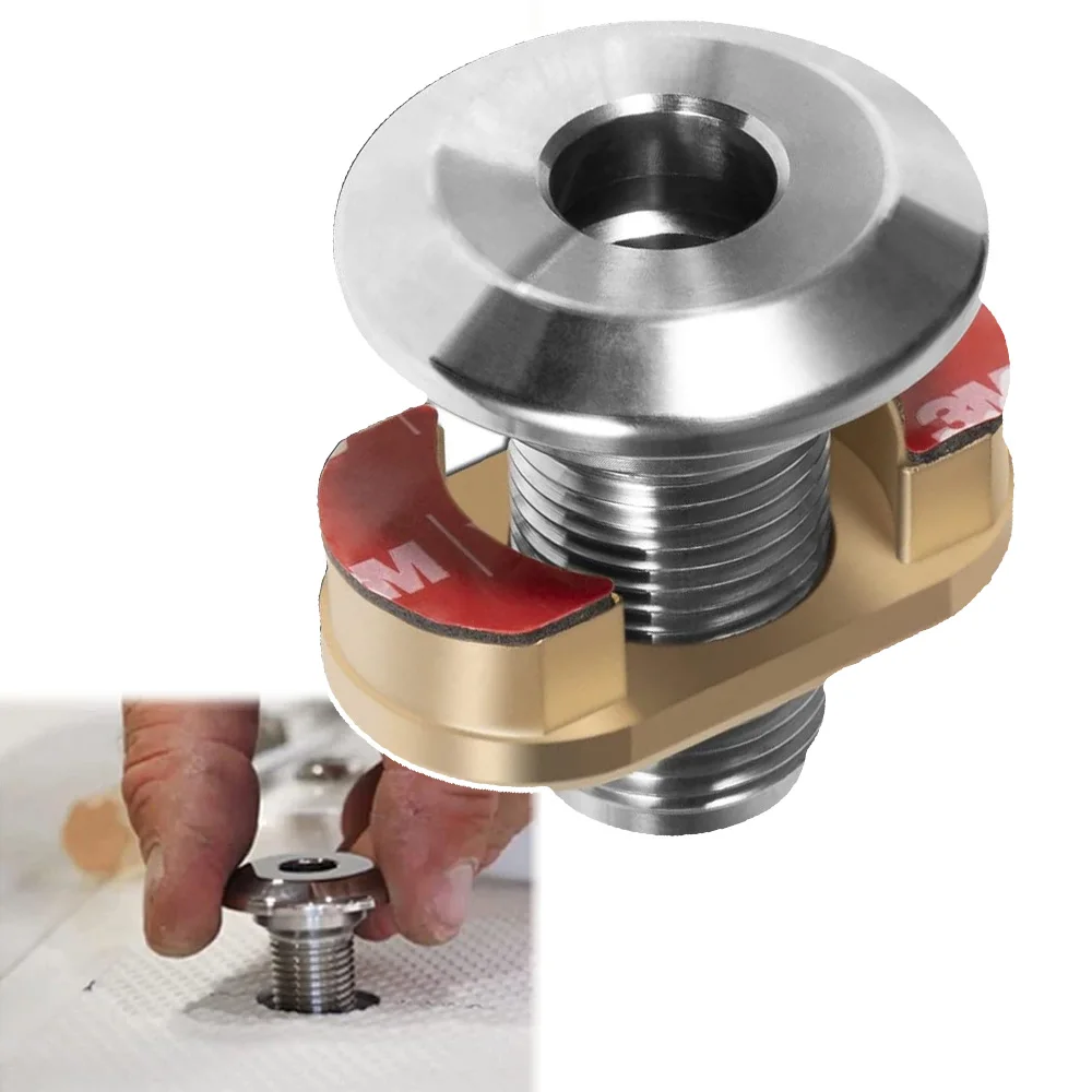 

3/8'' Quick Release Boat Fender Receiver Marine Stainless Steel Quick-Release Boat Fender Receiver Lock