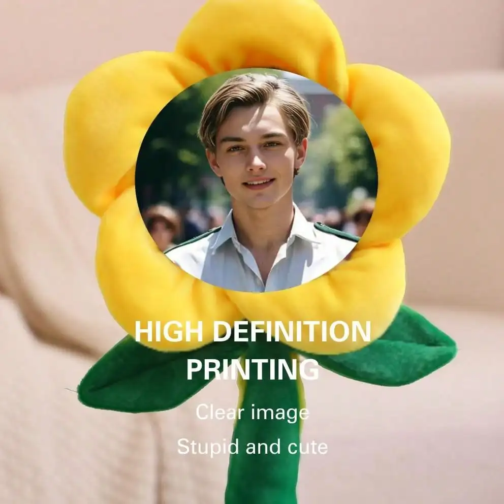 DIY-Blumenförmige Dekoration mit individuellen Plüschblumen, singend, sprechen lernen, aufzeichnen, bezaubernde Blumendekoration – Detail 5