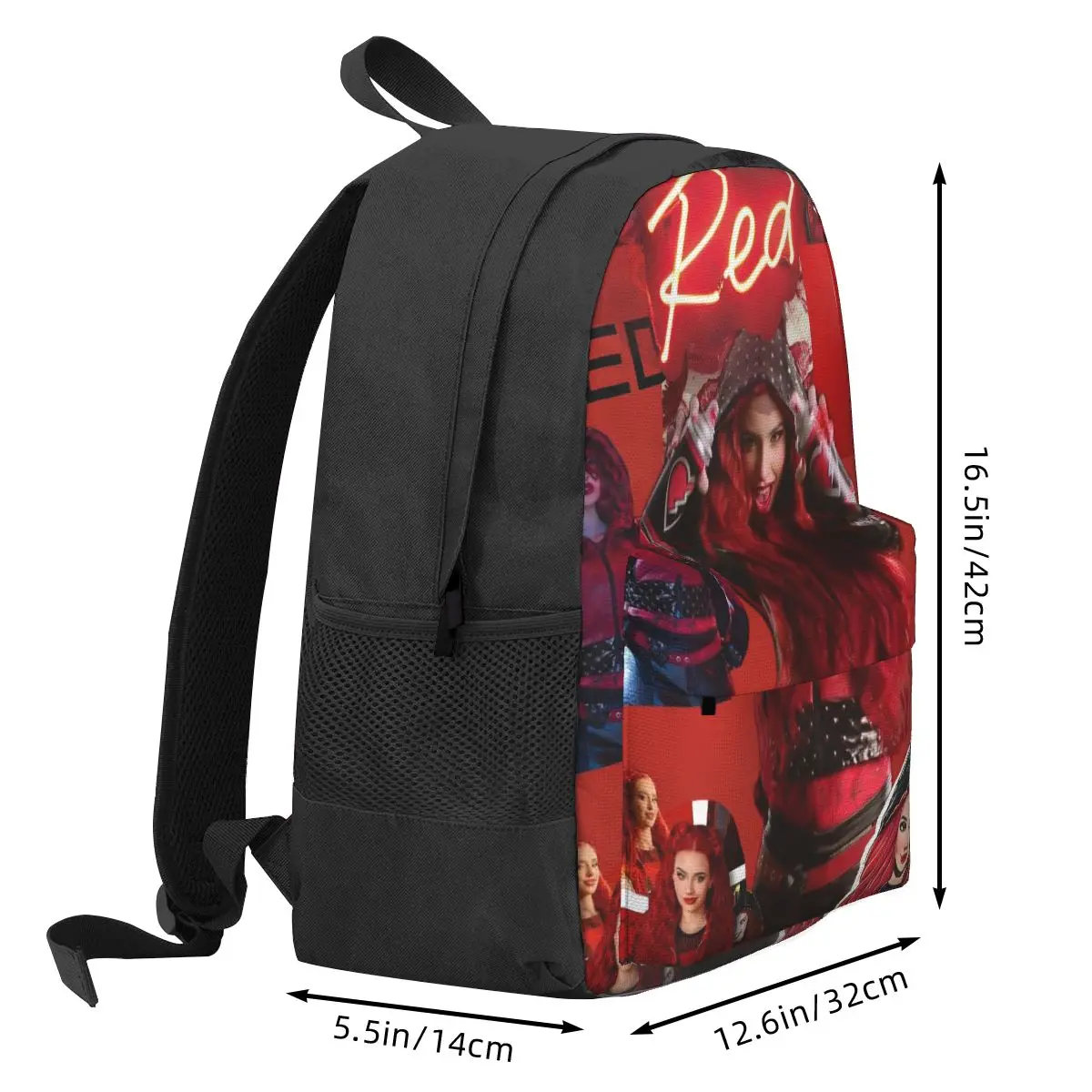 Discendenti 4 The Rise Of Red Accessori Zaini Ragazzi Ragazze Bookbag Borse da scuola di grande capacità Zaino per laptop Borsa a tracolla