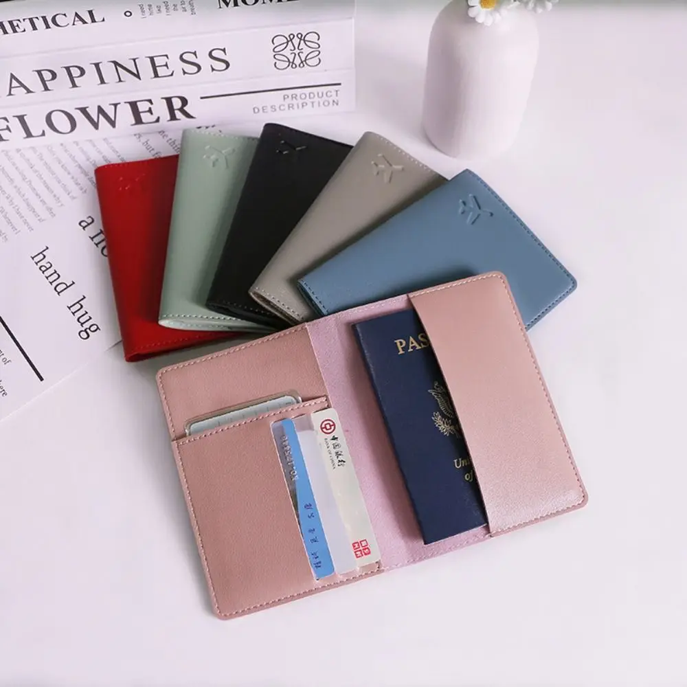 

Модный чехол для паспорта из искусственной кожи, многофункциональная мягкая сумка для паспорта, портативный деловой держатель для паспорта, унисекс